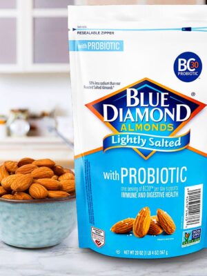 Blue Diamond Almendra probiótica ligeramente salada