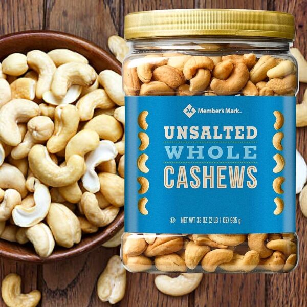 Member's Mark Unsalted Whole Cashews