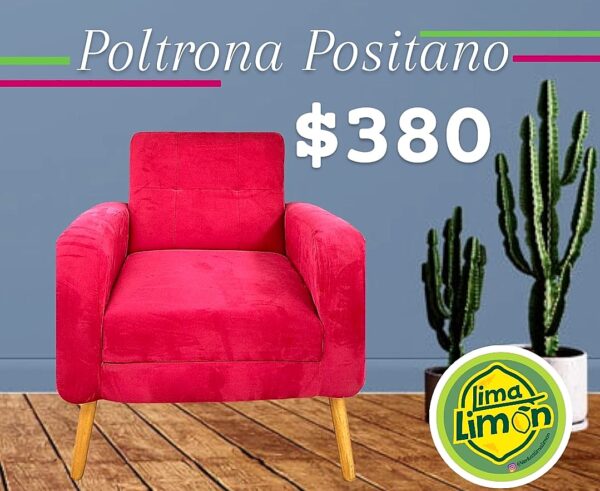 Poltrona Positano Rosado